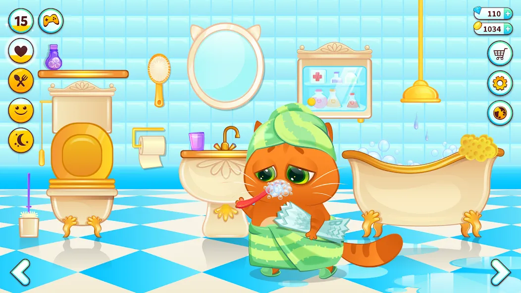 Bubbu – My Virtual Pet Cat  [МОД Много монет] Screenshot 1