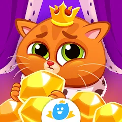 Скачать взломанную Bubbu Jewels - Merge Puzzle (Буббу Джуэлс)  [МОД Меню] - полная версия apk на Андроид