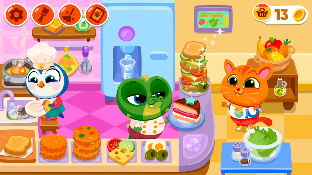 Bubbu School - My Virtual Pets (Буббу Скул)  [МОД Много монет] Screenshot 2