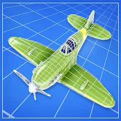 Взлом Idle Planes: Build Airplanes (Айдл Плейнс)  [МОД Много денег] - последняя версия apk на Андроид