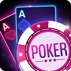 Взлом Poker Texas Holdem (Покер Техасский Холдем)  [МОД Menu] - стабильная версия apk на Андроид