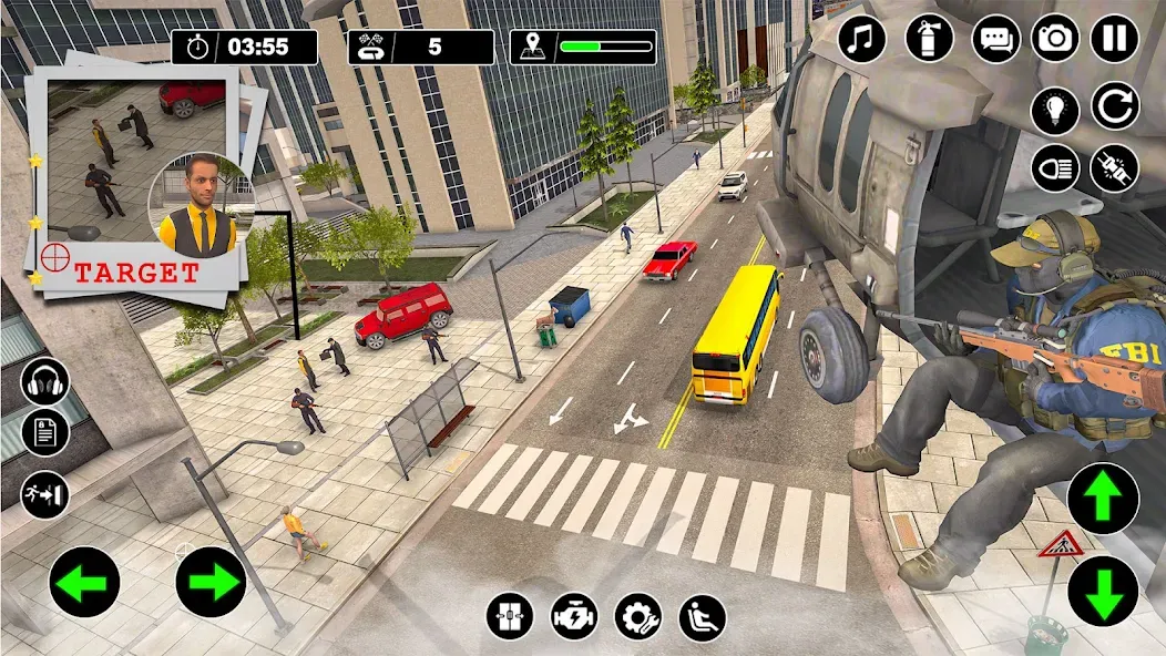 Police Helicopter Chase Game  [МОД Бесконечные деньги] Screenshot 2