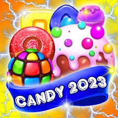 Взломанная Candy 2024-Candy Match 3 Game (Кэнди 2023)  [МОД Много денег] - полная версия apk на Андроид