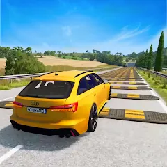 Скачать взломанную Beam Drive Road Crash 3D Games (Бим Драйв Роад Краш 3Д Геймс)  [МОД Меню] - полная версия apk на Андроид