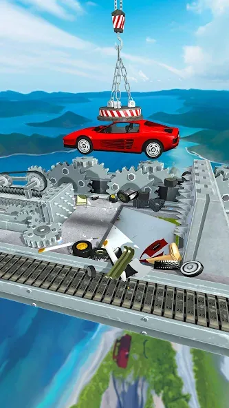 Car Crusher Kingdom (Кар Крашер Кингдом)  [МОД Бесконечные деньги] Screenshot 1