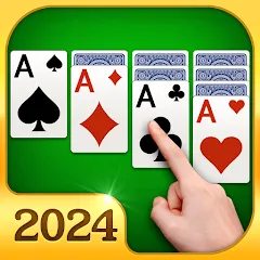 Взломанная Solitaire -Klondike Card Games  [МОД Все открыто] - последняя версия apk на Андроид