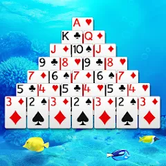 Скачать взломанную Pyramid Solitaire  [МОД Unlimited Money] - последняя версия apk на Андроид