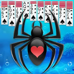 Скачать взломанную Spider Solitaire  [МОД Unlocked] - полная версия apk на Андроид