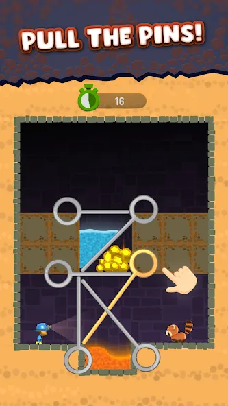 Mine Rescue: Gold Mining Games (Майн Рескью)  [МОД Unlocked] Screenshot 2