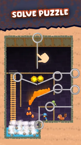 Mine Rescue: Gold Mining Games (Майн Рескью)  [МОД Unlocked] Screenshot 4