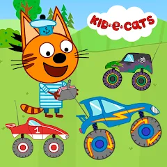 Взломанная Kid-E-Cats: Kids Monster Truck  [МОД Все открыто] - стабильная версия apk на Андроид