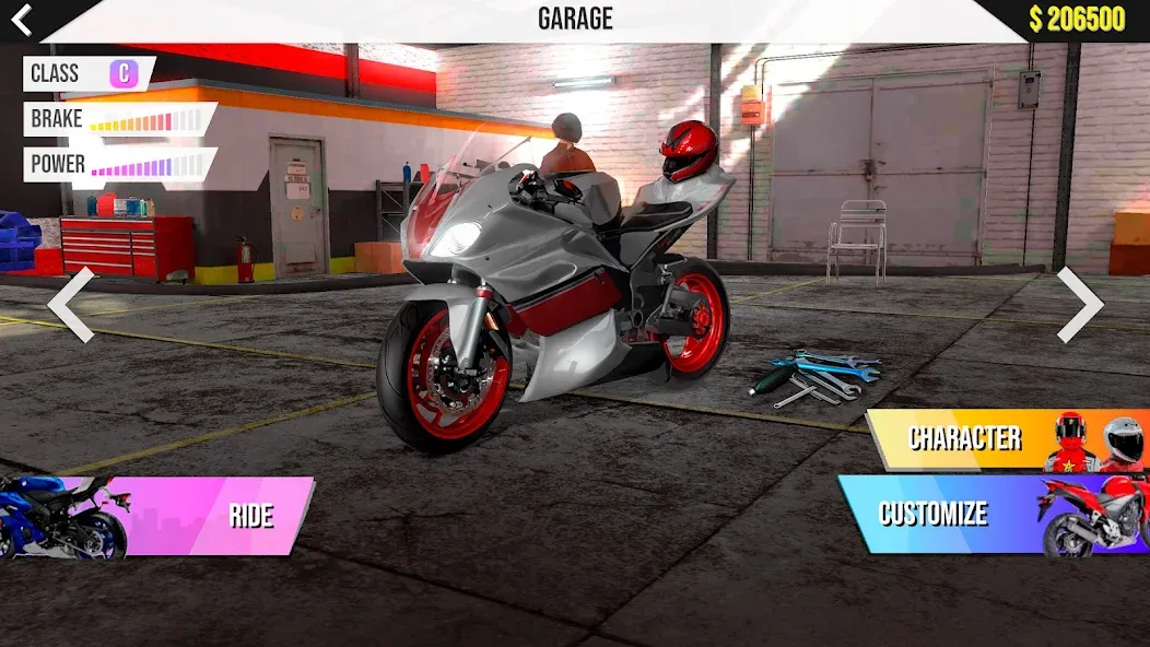 Motorcycle Real Simulator (Мотоцикл Реальный Симулятор)  [МОД Все открыто] Screenshot 1