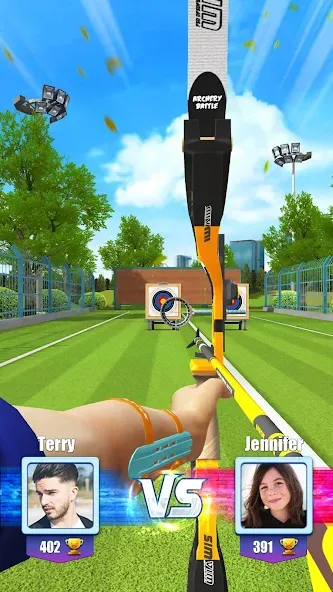 Archery Battle 3D (Арчери Баттл 3D)  [МОД Бесконечные монеты] Screenshot 1