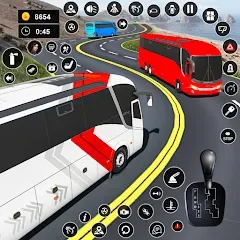 Скачать взлом Coach Bus Simulator: Bus Games (Коуч Бас Симулятор)  [МОД Unlocked] - полная версия apk на Андроид