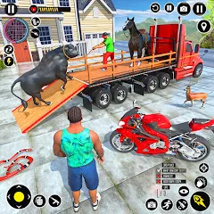 Взлом Animal Transport Truck Game 3D (Игра Грузовик для перевозки животных)  [МОД Все открыто] - последняя версия apk на Андроид