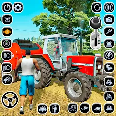 Взломанная Farming Games & Tractor Games  [МОД Mega Pack] - последняя версия apk на Андроид