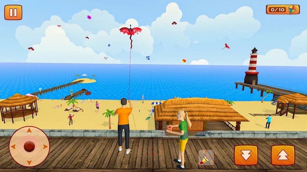 Kite Game: Kite Flying Game 3D  [МОД Все открыто] Screenshot 1