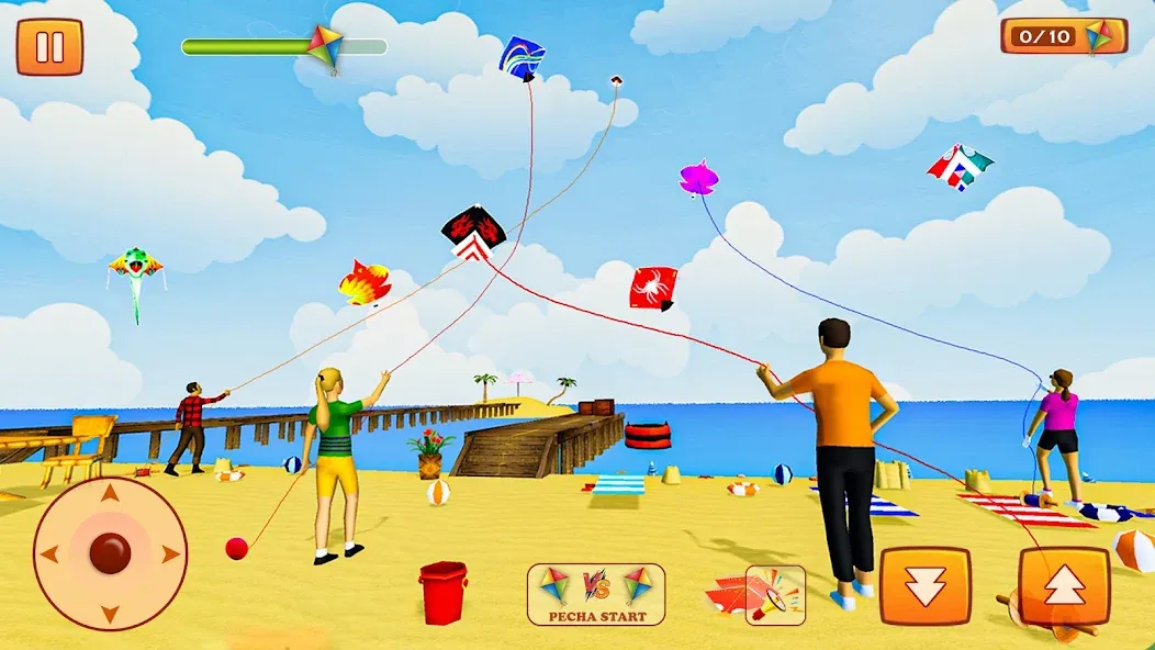 Kite Game: Kite Flying Game 3D  [МОД Все открыто] Screenshot 4