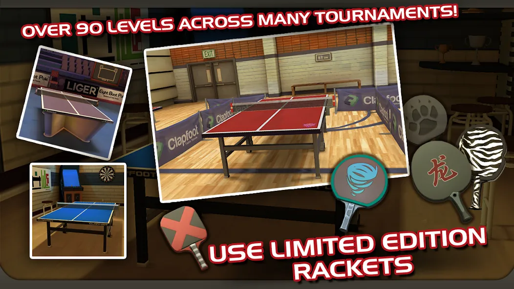 Ping Pong Masters (Пингпонг мастера)  [МОД Бесконечные монеты] Screenshot 2