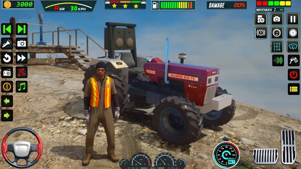 US Tractor Farming Games 3d  [МОД Все открыто] Screenshot 3