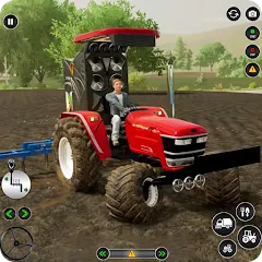 Скачать взломанную US Tractor Farming Games 3d  [МОД Все открыто] - полная версия apk на Андроид