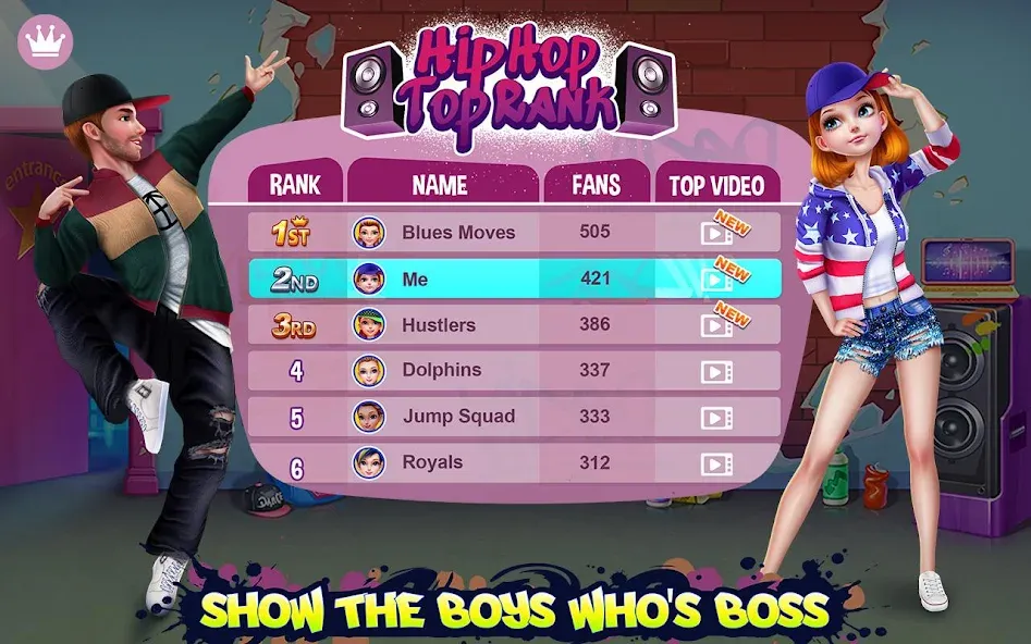 Hip Hop Battle - Girls vs Boys  [МОД Много денег] Screenshot 5