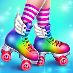 Скачать взломанную Roller Skating Girls  [МОД Много монет] - полная версия apk на Андроид