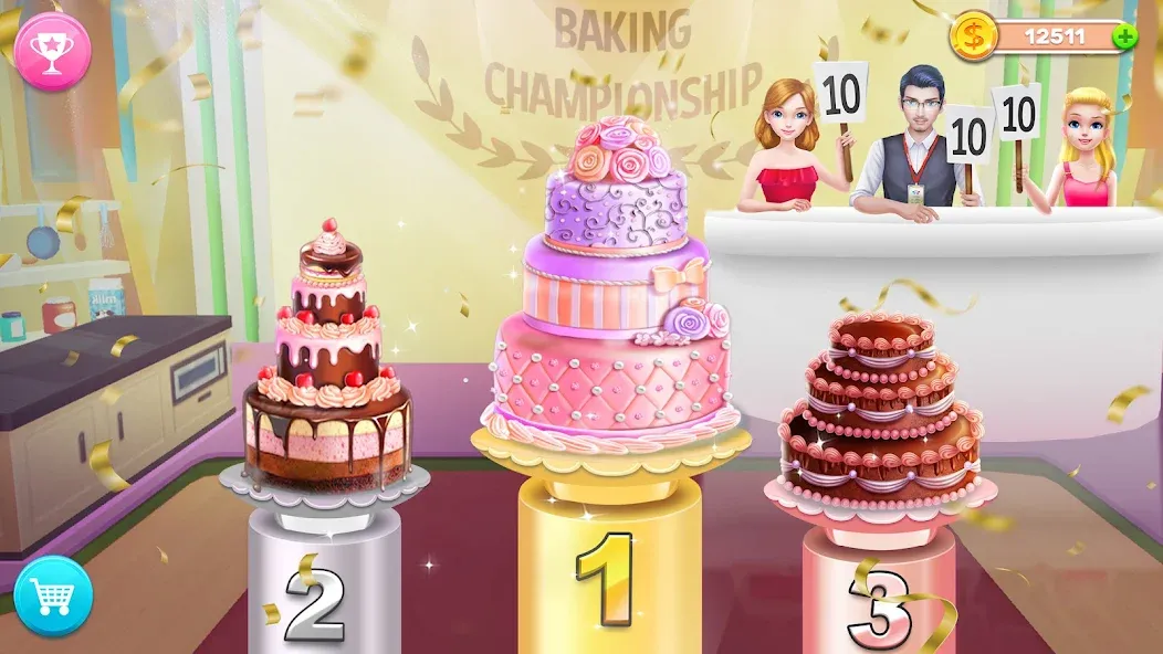 My Bakery Empire: Bake a Cake  [МОД Mega Pack] Screenshot 3