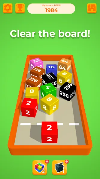 Chain Cube 2048: 3D merge game (Чейн Куб)  [МОД Бесконечные монеты] Screenshot 3