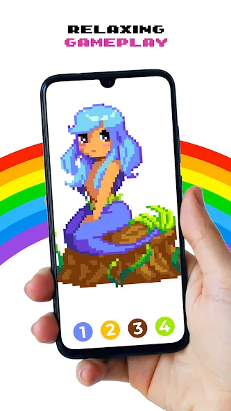 Pixel by Number™ - Pixel Art (Пиксель по номеру)  [МОД Меню] Screenshot 5