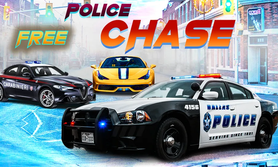 Police car: police games  [МОД Много монет] Screenshot 1