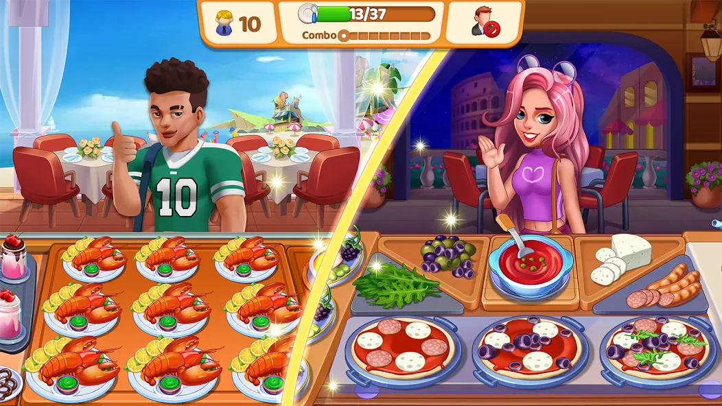 Food Voyage: Fun Cooking Games (Фуд Воядж)  [МОД Много монет] Screenshot 5