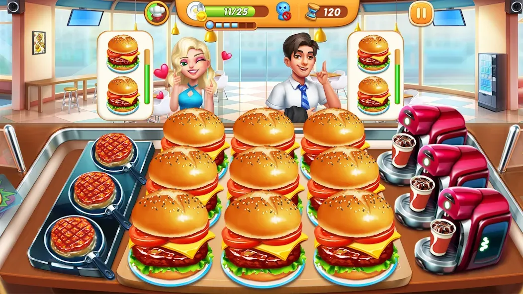 Cooking City - Cooking Games (Кукинг Сити)  [МОД Mega Pack] Screenshot 3