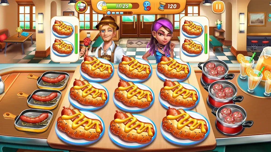 Cooking City - Cooking Games (Кукинг Сити)  [МОД Mega Pack] Screenshot 4