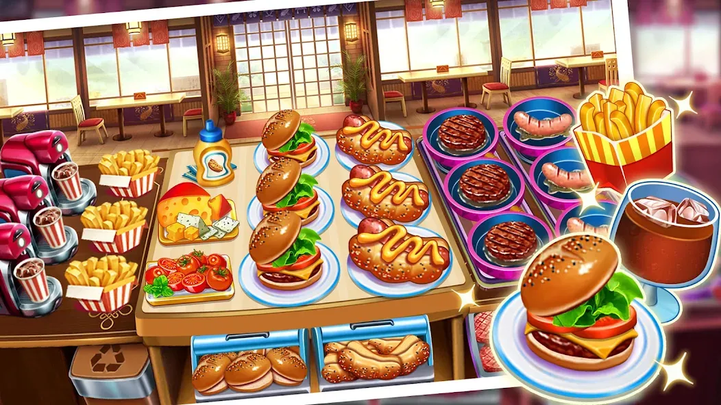 Food Game Crazy Super Chef  [МОД Unlocked] Screenshot 4