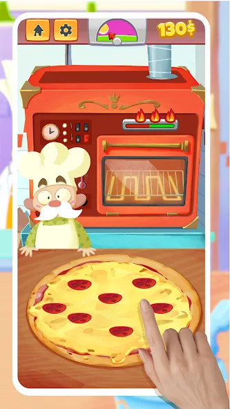 Pizza Maker - Cooking Games (Пицца Мейкер)  [МОД Все открыто] Screenshot 1