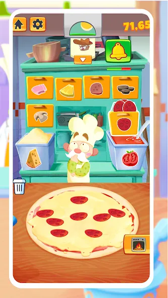 Pizza Maker - Cooking Games (Пицца Мейкер)  [МОД Все открыто] Screenshot 2