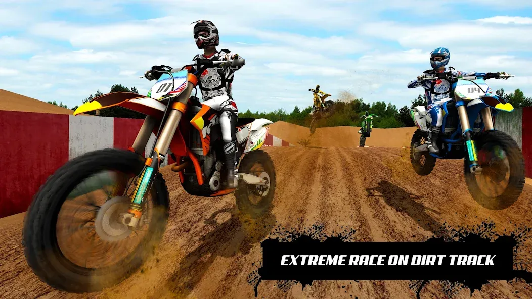 Mountain Dirt Bike Champions  [МОД Бесконечные монеты] Screenshot 3