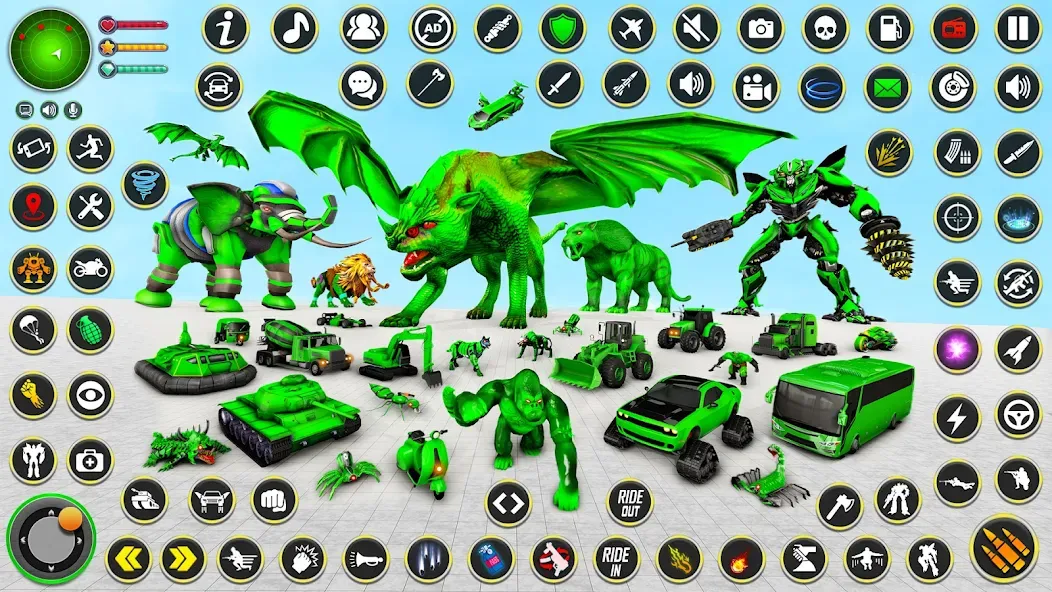 Multi Animal Robot Car Games (Мульти Анимал Робот Кар Игры)  [МОД Много денег] Screenshot 3