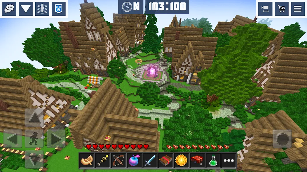 Block Craft World:Planet Craft  [МОД Все открыто] Screenshot 2