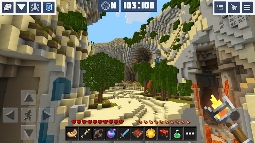 Block Craft World:Planet Craft  [МОД Все открыто] Screenshot 4