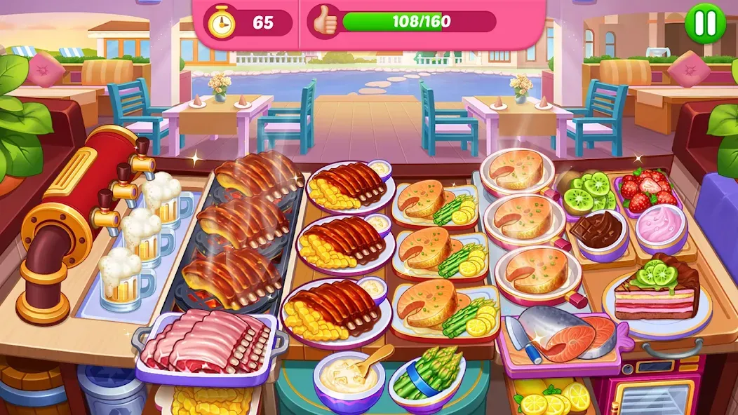 Crazy Cooking Diner: Chef Game (Крейзи кукинг дайнер)  [МОД Menu] Screenshot 4