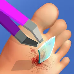 Скачать взломанную Foot Clinic - ASMR Feet Care (Фут Клиник)  [МОД Много монет] - полная версия apk на Андроид