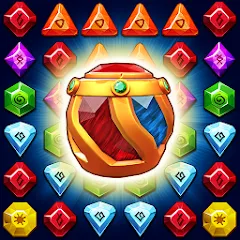 Скачать взлом Jewel Ancient Pyramid Treasure  [МОД Unlimited Money] - последняя версия apk на Андроид