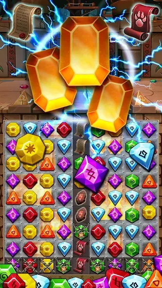 Jewel Ancient 2: lost gems (Джуэл Эншиент 2)  [МОД Бесконечные деньги] Screenshot 2