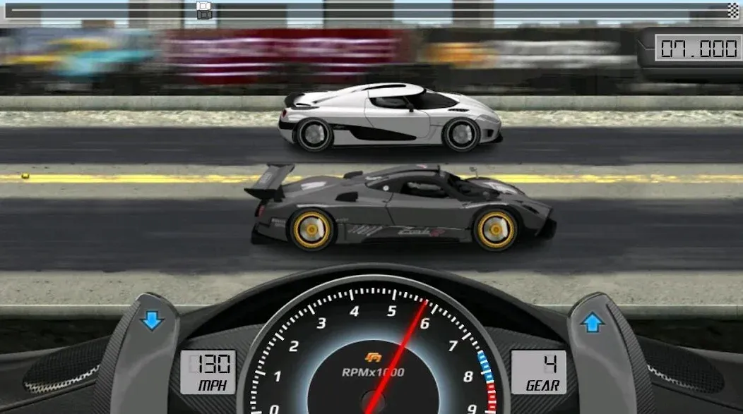 Drag Racing (Драгрейсинг)  [МОД Много монет] Screenshot 2