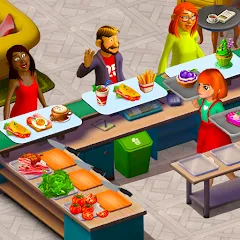 Скачать взломанную Cooking Cup: Fun Cafe Games (Кукинг Кап)  [МОД Unlimited Money] - полная версия apk на Андроид