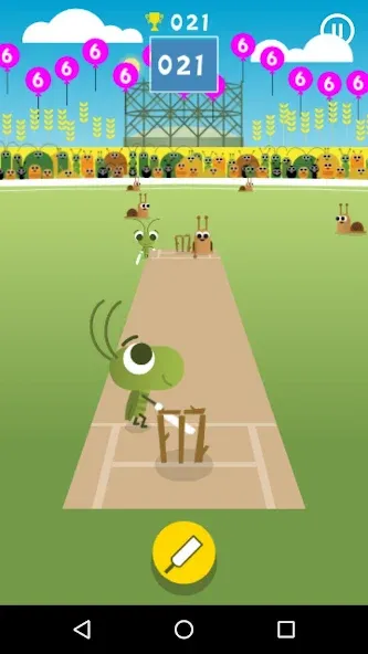 Doodle Cricket - Cricket Game (Дудл Крикет)  [МОД Бесконечные монеты] Screenshot 2