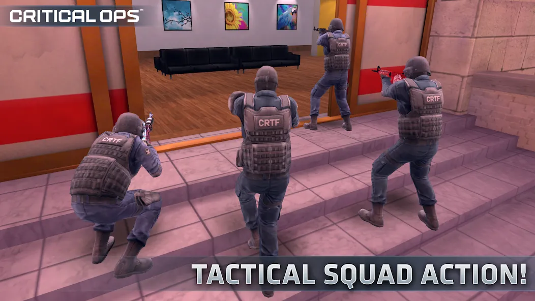 Critical Ops: Multiplayer FPS (Критикал Опс)  [МОД Unlimited Money] Screenshot 1