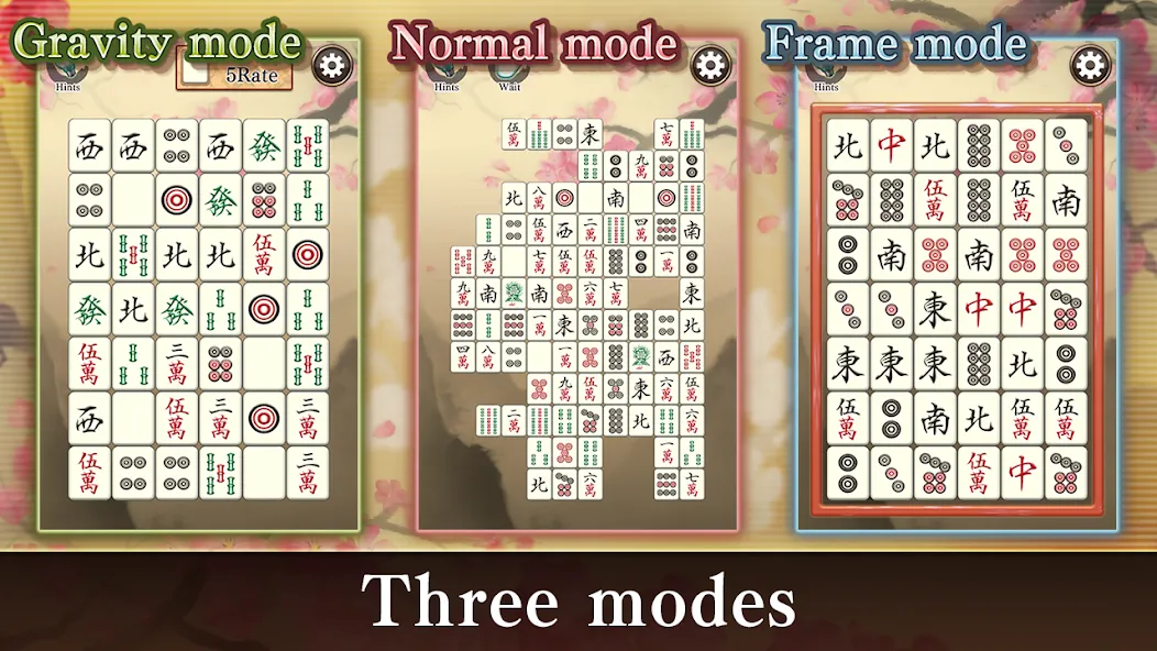 Mahjong Puzzle Shisensho (Маджонг Пазл Шисеншо)  [МОД Unlimited Money] Screenshot 1